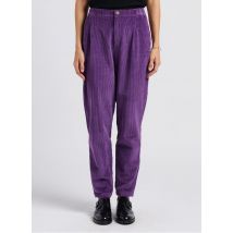 Des Petits Hauts - Karottenhose aus baumwollcord - Größe 36 - Violett