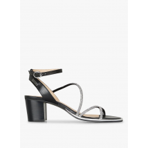 Les Tropeziennes Par M.belarbi - Ledersandalen mit absatz und strassbesatz - Größe 36 - Schwarz