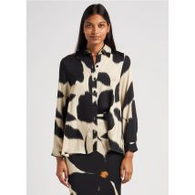 Stella Forest - Ruimvallende blouse met klassieke kraag - 42 Maat - Zwart
