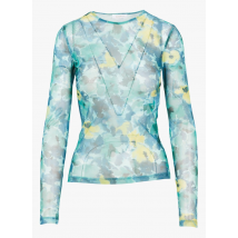 Kookai - Top col rond à imprimé floral - Taille 0 - Vert