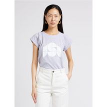 Soeur - Camiseta de algodón con cuello redondo - Talla 42 - Gris