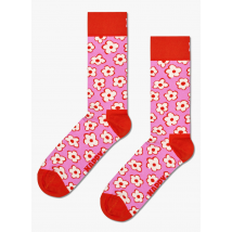 Happy Socks - Chaussettes fleurs en coton mélangé - Taille 36/40 - Rose