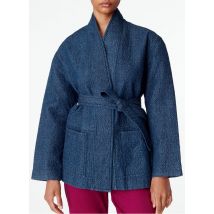 Vanessa Bruno - Chaqueta kimono de algodón - Talla S - Azul