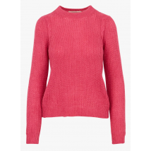La Fee Maraboutee - Trui met ronde hals en ribbelpatroon - M Maat - Roze