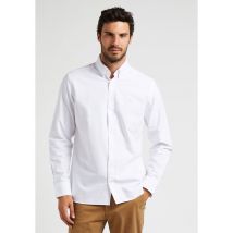 Hackett - Chemise col classique en coton - Taille XL - Blanc