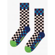 Happy Socks - Chaussettes damiers en coton mélangé - Taille 36/40 - Noir