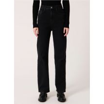 Zapa - Straight cut high waist jeans aus baumwoll-mix - Größe 42 - Schwarz