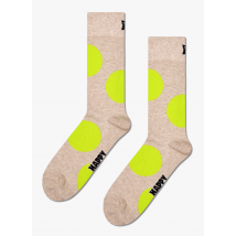 Happy Socks - Sokken met grote stippen - katoenblend - 36/40 Maat - Beige