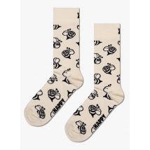 Happy Socks - Sokken van katoenblend met bijtjes - 36/40 Maat - Wit