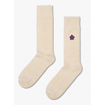 Happy Socks - Lange sokken katoenblend - 36/40 Maat - Beige