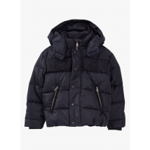 Ikks Junior - Gewatteerd donsjack met capuchon - 4A Maat - Blauw