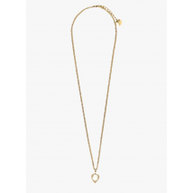 Louise Damas - Collar con colgante de crista de latón dorado con oro fino - Talla única - Dorado