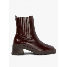 Bobbies - Lakleren enkellaarzen - 36 Maat - Bruin