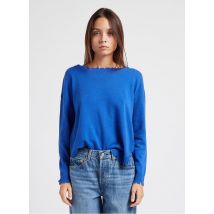 Kujten - Pull col rond en cachemire - Taille 2 - Bleu