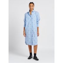 Tommy Hilfiger - Oversized - gestreepte - katoenen overhemdjurk - 38 Maat - Blauw