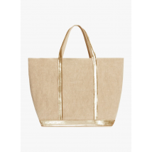 Vanessa Bruno - Cabas lin et sequins l - Taille Unique - Beige