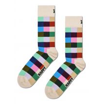 Happy Socks - Geruite sokken katoenblend - 36/40 Maat - Wit