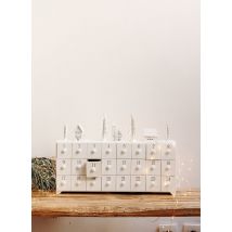 Debongout - Le calendrier de l'avent en bois - Taille Unique - Blanc