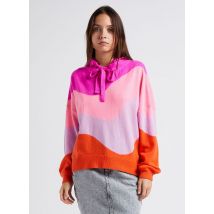 Crush - Ruimvallende sweater van kasjmier met capuchon - 1 Maat - Multikleurig