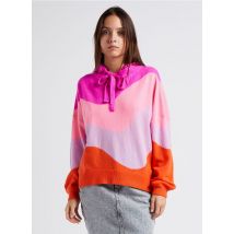 Crush - Ruimvallende sweater van kasjmier met capuchon - 0 Maat - Multikleurig
