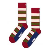 Happy Socks - Gestreepte sokken katoenblend - 36/40 Maat - Rood