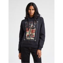 Berenice - Sudadera de algodón serigrafiada con capucha - Talla M - Negro