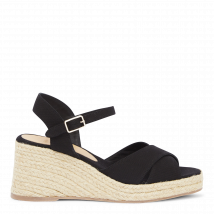 Castaner - Espadrilles compensées en coton - Taille 41 - Noir