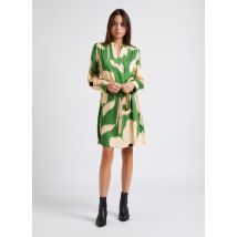 Stella Forest - Soepelvallende - korte - rechte jurk - 38 Maat - Groen