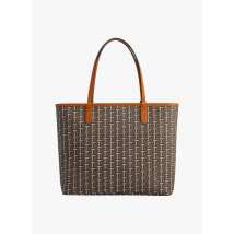 Le Tanneur - Cabas imprimé en toile - Taille Unique - Marron