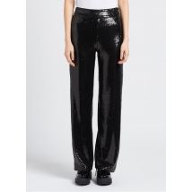 Maison 123 - Pantalon large taille haute à sequins - Taille 38 - Noir