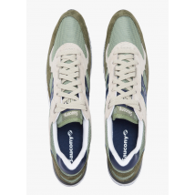 Saucony - Niedrige sneaker aus leder-mix - Größe 445 - Grün