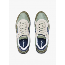 Saucony - Niedrige sneaker aus leder-mix - Größe 42 - Grün