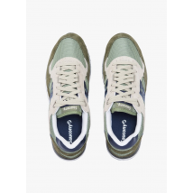 Saucony - Baskets basses en cuir mélangé - Taille 44 - Vert
