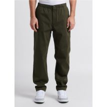 Minimum - Pantalón recto de mezcla de algodón - Talla S - Verde