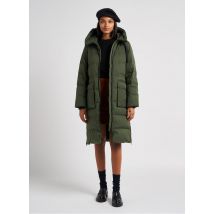 Moss Copenhagen - Anorak largo con cuello alto - Talla XS/S - Verde