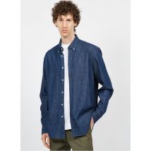 Editions 102 - Spijkerblouse met klassieke kraag - XL Maat - Blauw