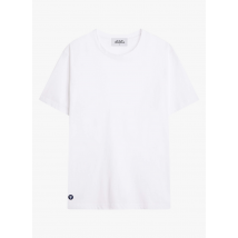 Le Slip Francais - T-shirt van biokatoen met ronde hals - S Maat - Wit