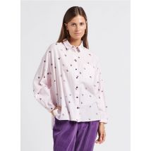 Des Petits Hauts - Camisa holgada estampada de algodón con cuello clásico - Talla 1 - Multicolor