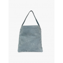 Gerard Darel - Sac cabas en cuir velours - Taille Unique - Bleu