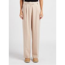 Pomandere - Wijde broek met plooien - 42 Maat - Beige