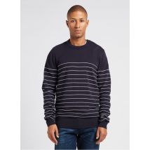 Le Temps Des Cerises - Gestreepte - katoenen trui met ronde hals - XL Maat - Blauw