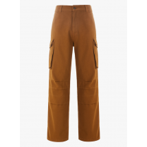 Saison 1865 - Pantalon cargo en coton - Taille 40 - Orange