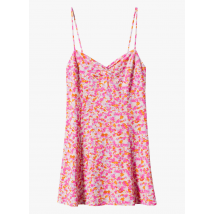 Mango - Korte jurk met bloemenprint - S Maat - Roze
