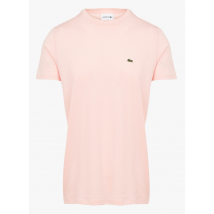 Lacoste - Camiseta de algodón pima con cuello redondo - Talla 4 - Rosa