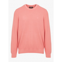 Marc O'polo - Rechte trui van biokatoen met ronde hals - M Maat - Roze