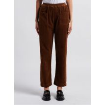 Swildens - Rechte broek van katoenvelours - 34 Maat - Bruin
