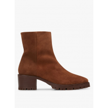 Rivecour - Bottines en cuir - Taille 39 - Marron