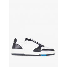 Zespa - Tweekleurige - lage leren sneakers - 39 Maat - Blauw