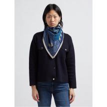 Inoui Editions - Wolltuch mit print - Einheitsgröße - Blau