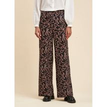 La Fee Maraboutee - Wijde broek met luipaardprint - 36 Maat - Zwart